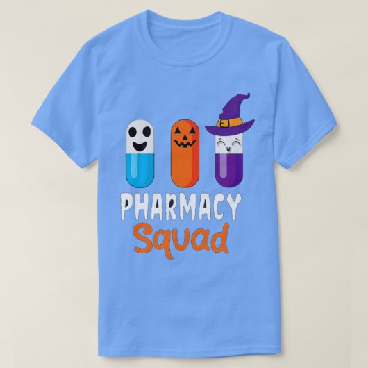 Pharmacy Squad Halloween Pills Costumes Tシャツ (デザイン正面)