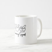 Pharmacy Squad Medicine Pharmacist Technician Tech コーヒーマグカップ (正面右)