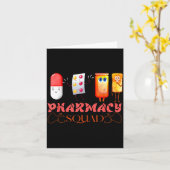Pharmacy Squad Valentines Cute Lls Pharmacist Phar カード (黄色い花)