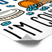 Pharmacy Tech Dont Talk To Me Im Counting  ポスター (角)