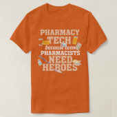 Pharmacy Technician I Pharmacy Tech Shirt I Pharma Tシャツ (デザイン正面)