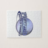 PharmDのロゴ- OF PHARMACY博士 ジグソーパズル (横)