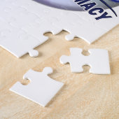 PharmDのロゴ- OF PHARMACY博士 ジグソーパズル (側面)