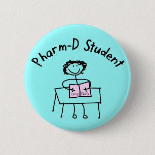 PharmDの薬学学生のギフト 缶バッジ