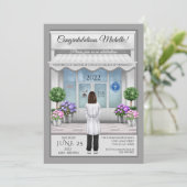 PharmDドクターメディカル卒業招待状 招待状 (スタンド正面)