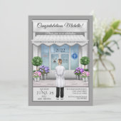 PharmDドクターメディカル卒業招待状 招待状 (スタンド正面)