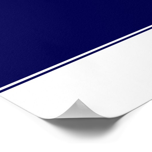 PharmDネイビーブルーホワイトグラードパーティーウェルカムサイン ポスター (角)