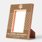 PharmDパーソナライズされた薬学博士の卒業 レーザー彫刻フレーム (左)