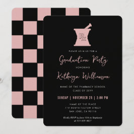 PharmDモダン薬学学校卒業 招待状