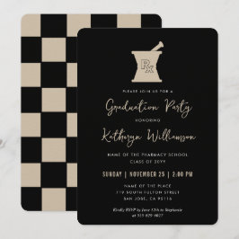 PharmDモダン薬学学校卒業 招待状