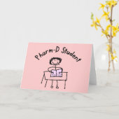 PharmD薬学学生ギフト カード (黄色い花)