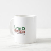 PharmD認定資格保持者 コーヒーマグカップ (正面左)