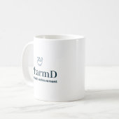 PharmD 学術的業績 コーヒーマグカップ (正面左)