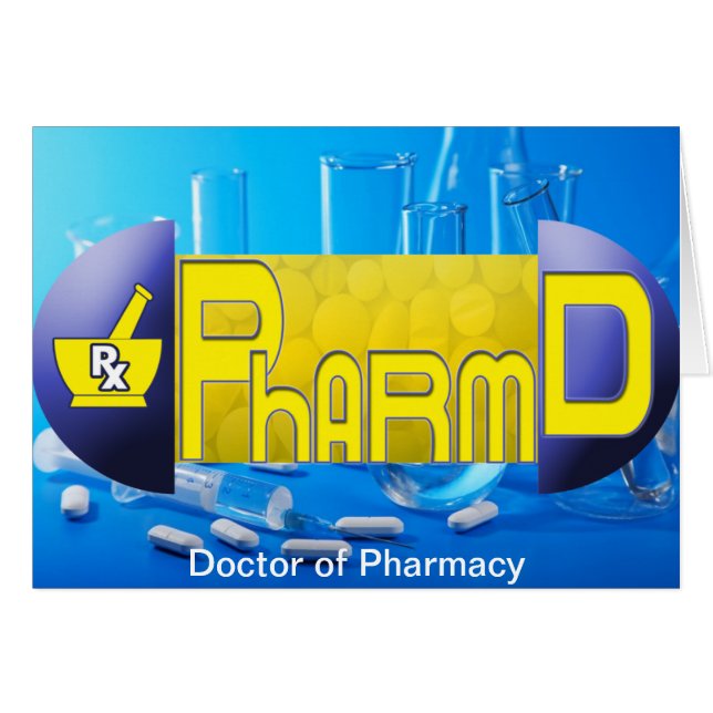 PharmD -薬学の丸薬の医者 (正面横)