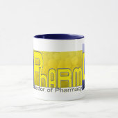 PharmD -薬学の丸薬の医者 マグカップ (中央)