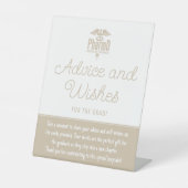 PharmD Doctor of Pharmacy Gradアドバイスとウィッシュ 台座サイン (正面)