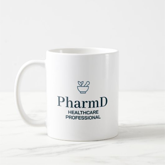 PharmD Healthcare Professional  コーヒーマグカップ (左)