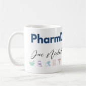 PharmD Personalized Mug | Minimal Modern Pharmacis コーヒーマグカップ (左)