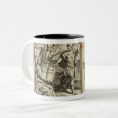 「PharsaliaへのFrontispiece ツートーンマグカップ (正面左)