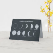 Phases of the Moon カード (黄色い花)