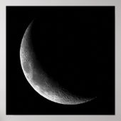 PHASES OF THE MOON, CRESCENT MOON. PHOTO 5 OF 5. ポスター (正面)