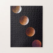 Phases of Total Lunar Eclipse | Seattle ジグソーパズル (縦)