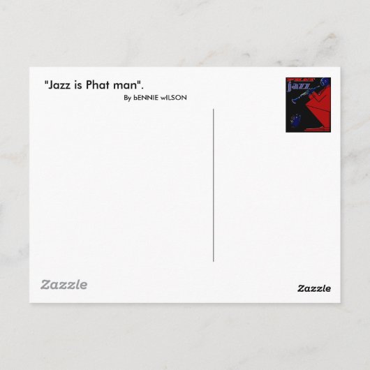Phat Jazzはがき ポストカード (裏面)