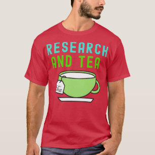 PHDおもしろいレトロテクスチャ研究と紅茶1 Tシャツ