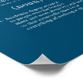 phdおもしろい定義の垂直 ポスター (角)