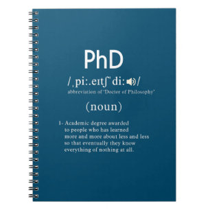 phdおもしろい定義 ノートブック