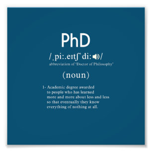 phdおもしろい定義 フォトプリント