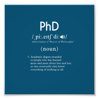 phdおもしろい定義 フォトプリント