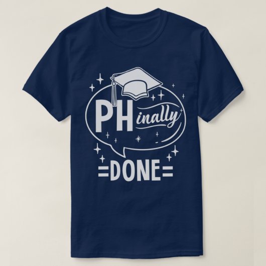 PHDに対して心理的に行われる Tシャツ (デザイン正面)