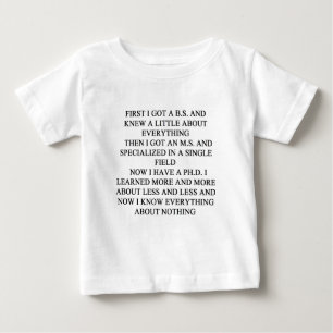 PHDの冗談 ベビーTシャツ