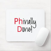 、PhDの卒業生される、Phinally卒業のギフト マウスパッド (マウス)