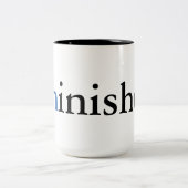 PhDの卒業生のマグ ツートーンマグカップ (中央)