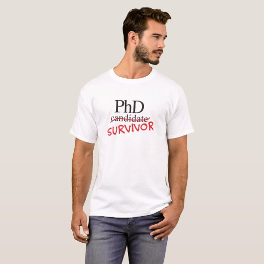 phdの生存者 tシャツ (正面フル)
