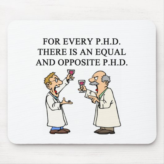 PHDの諺 マウスパッド (正面)