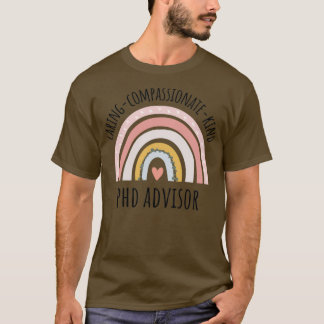 PHDアドバイザーパステルレインボー1 Tシャツ