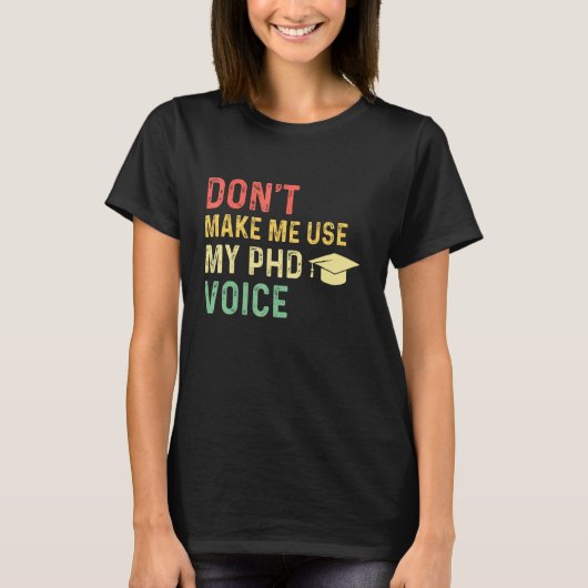 phdアフリカ系アメリカ人phdロード学位学生Mo Tシャツ (正面)