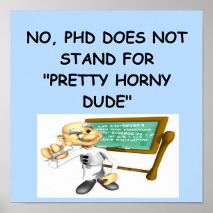 Phdジョークのポスター ポスター