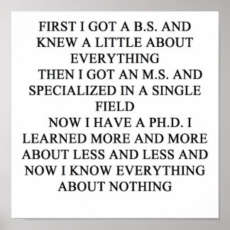 PHDジョーク ポスター