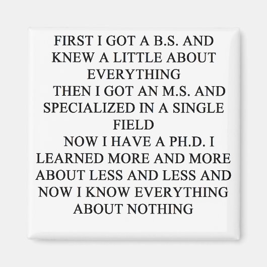 PHDジョーク マグネット (正面)