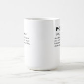 PhDディクおもしろいショナリ定義 コーヒーマグカップ (中央)