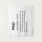 PhDディクおもしろいショナリ定義 タペストリー (正面)