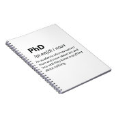 PhDディクおもしろいショナリ定義 ノートブック (右側)