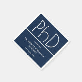 PhDディグジュエーションブルーパーティー スタンダードカクテルナプキン (角)