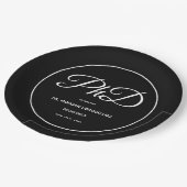 PhDディグブラックエクセシレーションパーティー紙プレート ペーパープレート (アングル)