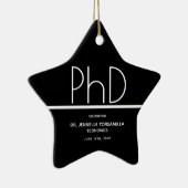 PhDディグブラックキープザーズ卒業 セラミックオーナメント (右)