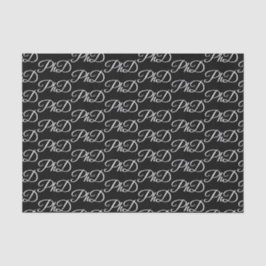 PhDディグブラック卒業お祝い 薄葉紙